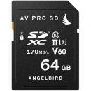 【AV PRO SD V60 64GB】 Angelbird SDXC UHS-II メモリーカード
