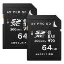 【AV PRO SD V90 64GB 2枚組】 Angelbird SDXC UHS-II メモリーカード