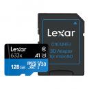 【LSDMI128BB1JP633A】 Lexar High-Performance 633x microSDXC UHS-I カード 128GB