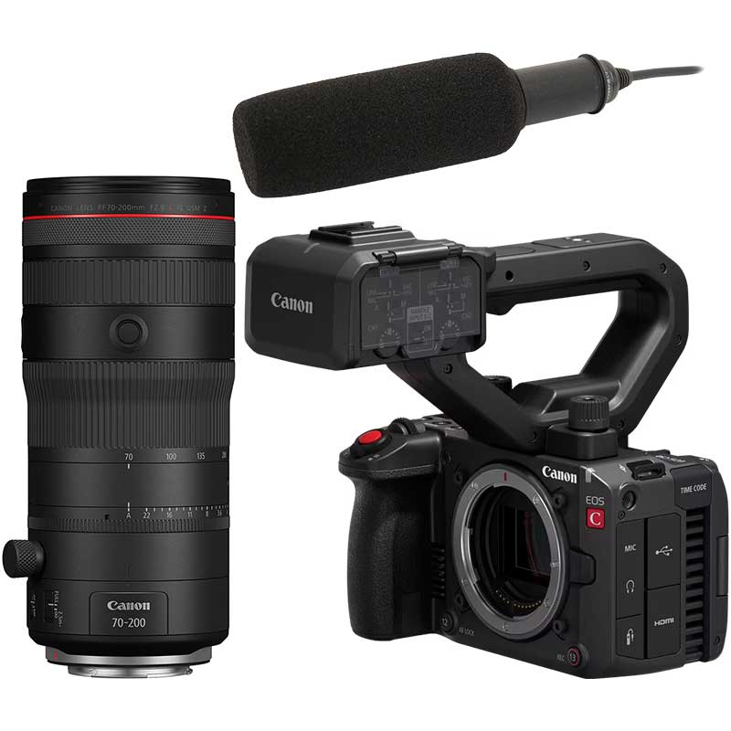 【EOS C50 + RF70-200mm F2.8 L IS USM Z ブラック】 Canon デジタルシネマカメラ（RFマウント）