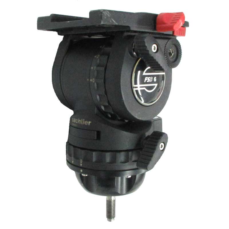 【FSB6（0407） ジャンク品】 Sachtler 75mmボール サイドロード フルーイドヘッド（パン棒改造）