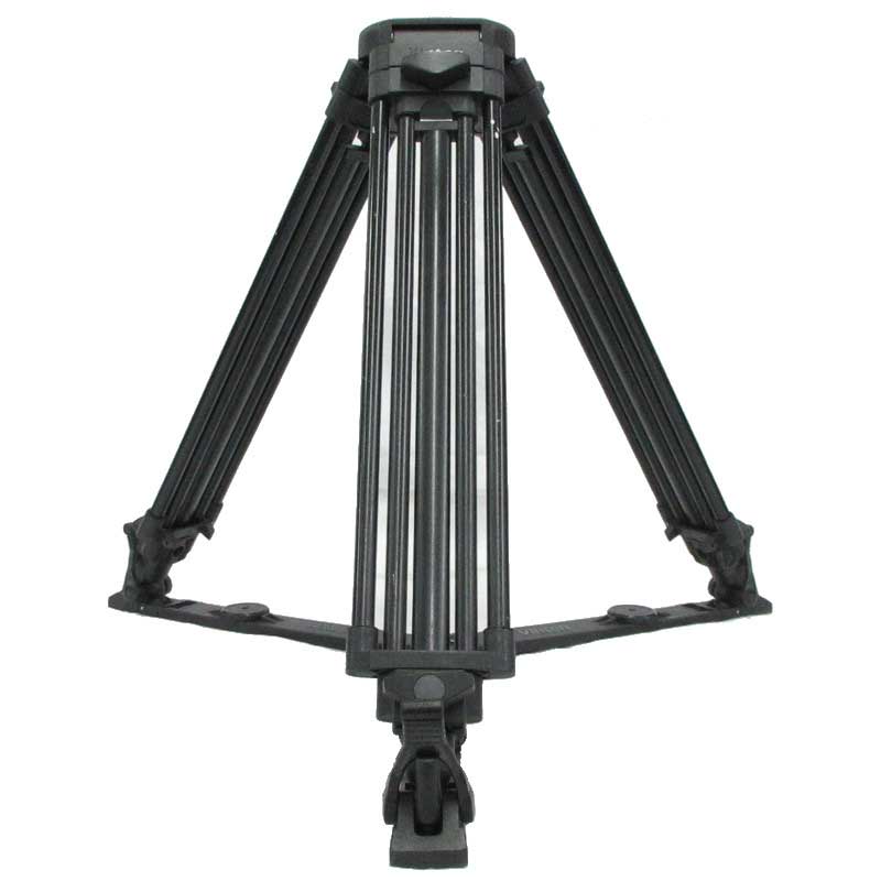 【3819-3 現状渡し 中古品】 Vinten 3段式アルミENGポジロック三脚75mm