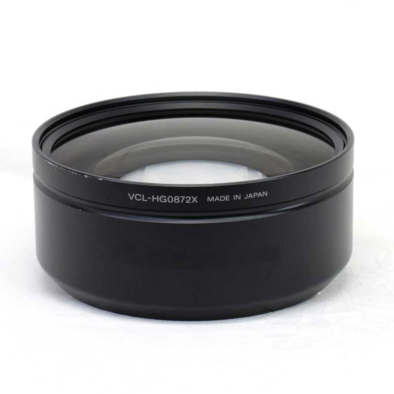 【VCL-HG0872X 現状渡し 中古品】 SONY 72mm 0.8倍ワイドコンバージョンレンズ（バヨネット）