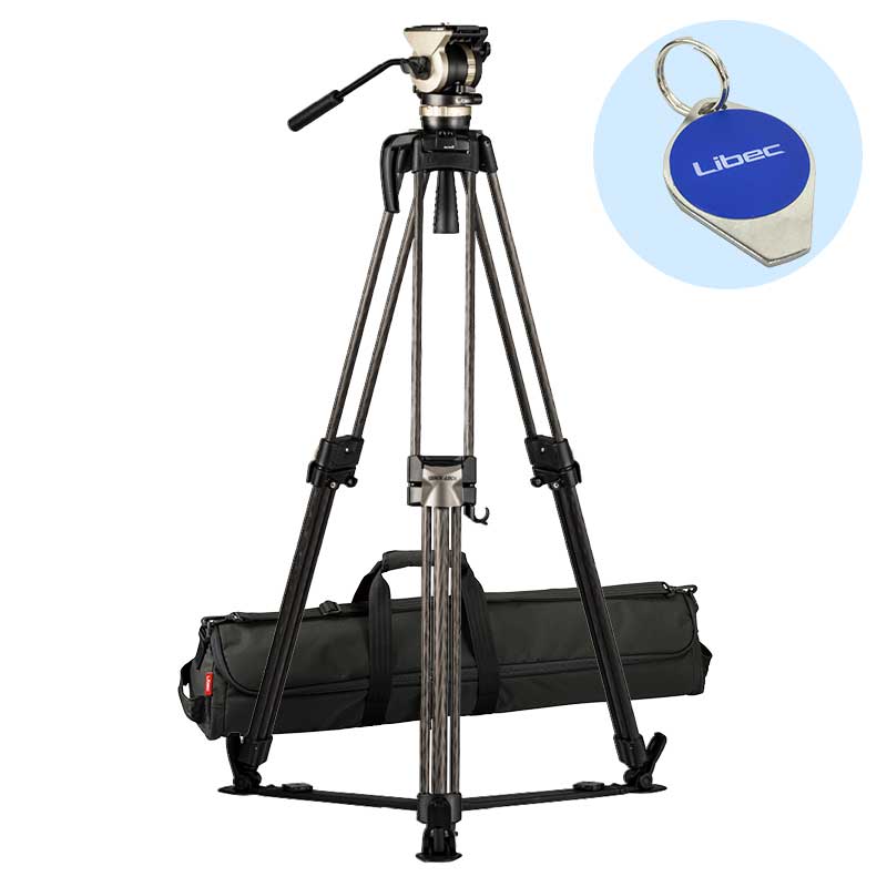 【NX-200QC】 Libec カーボン3段三脚システム クイックロック