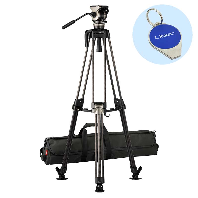 【NX-400MQC】 Libec カーボン3段三脚システム クイックロック