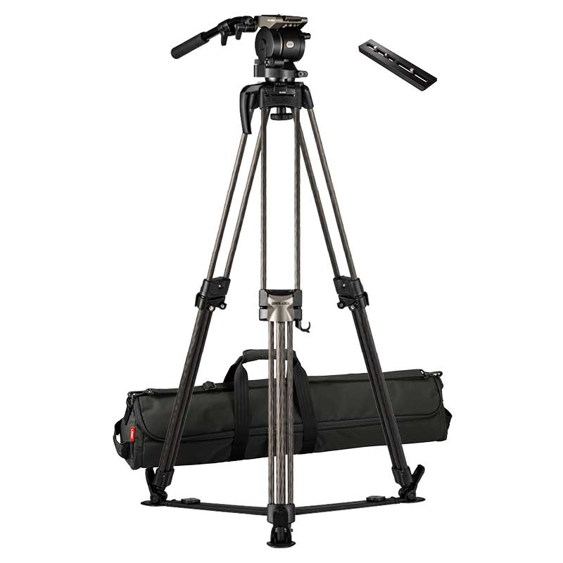 【HS-350QC】 Libec カーボン3段三脚システム クイックロック