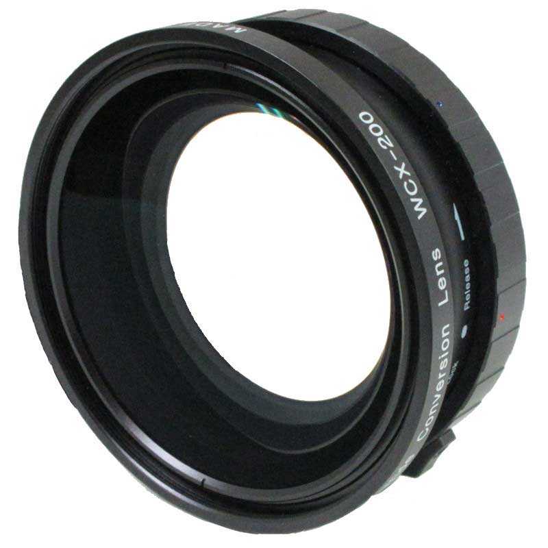 【WCX-200 中古品】 Zunow Φ77mm 0.8倍ワイドコンバージョンレンズ（バヨネット）