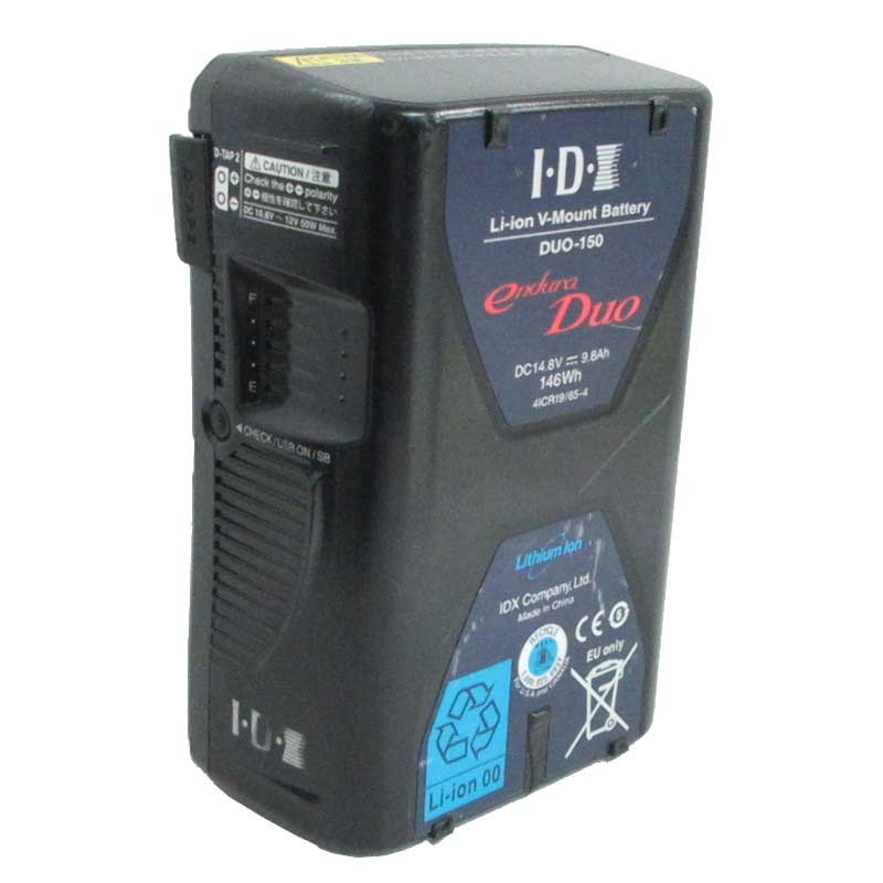 【DUO-150 現状渡し 中古品】 IDX Vマウントタイプ リチウムイオンバッテリー