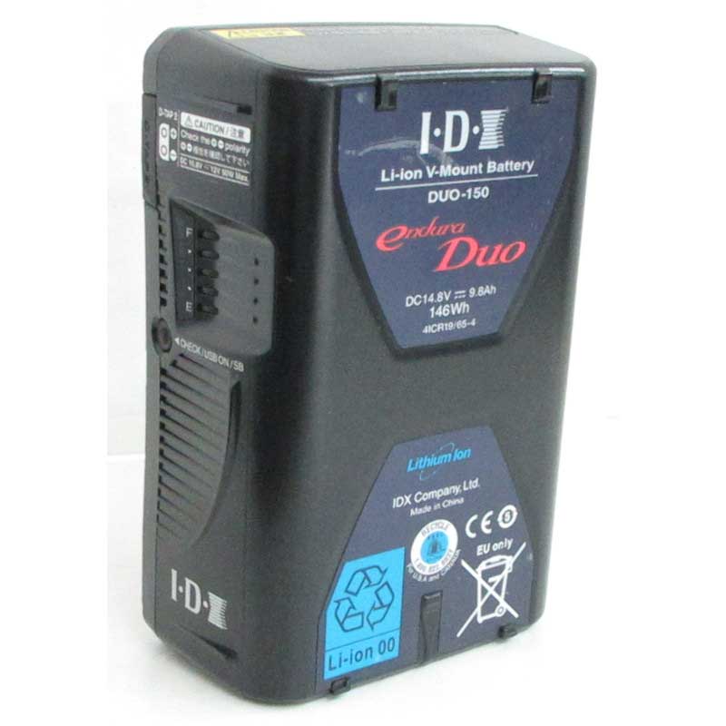 【DUO-150 現状渡し 中古品】 IDX Vマウントタイプ リチウムイオンバッテリー