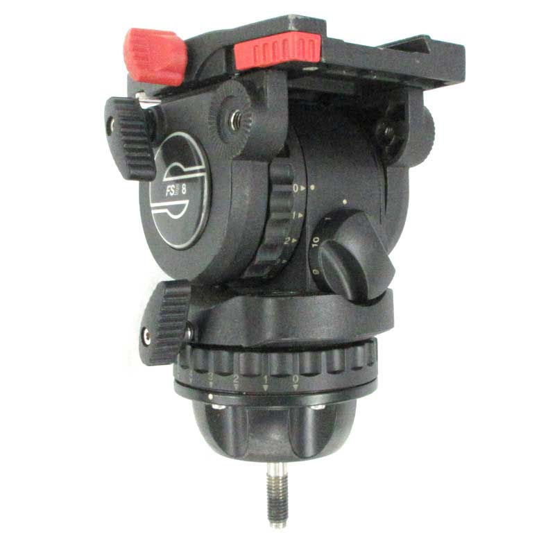 【FSB8（0707） ジャンク品】 Sachtler 75mmボール サイドロード フルーイドヘッド（プレート欠品）