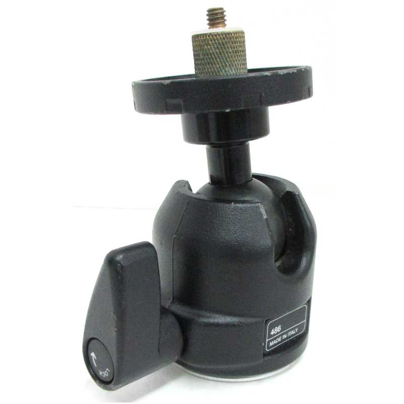 【486 現状渡し 中古品】 Manfrotto コンパクトボールヘッド