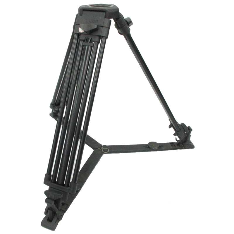 【3819 ジャンク品】 Vinten 75mmボール アルミ3段三脚