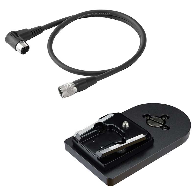 【CA-7I】 Libec SVF-7Pro用 Ikegami製システムカメラ接続ケーブルとカメラ取付アダプタのセット