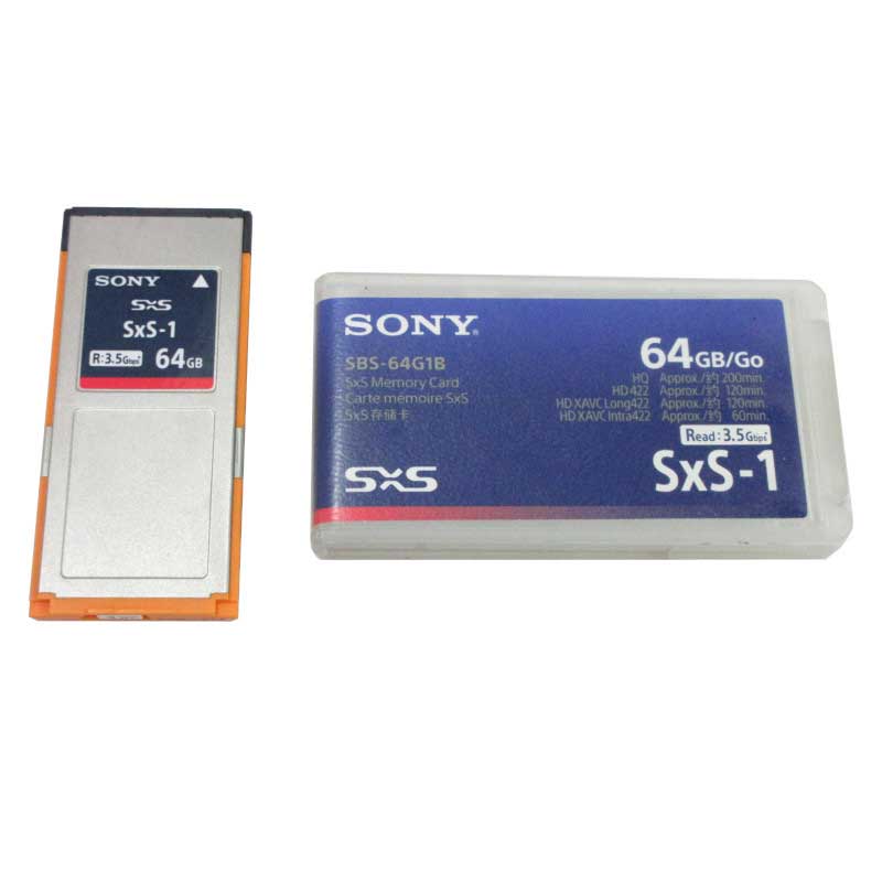 【SBS-64G1B 中古品】 SONY SxS-1カード 64GB