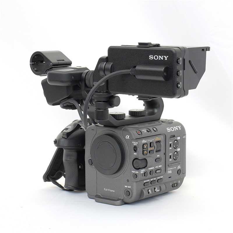 【FX6 ボディ（ILME-FX6V） 中古品】 SONY CinemaLineカメラ（レンズ別売、Eマウント）