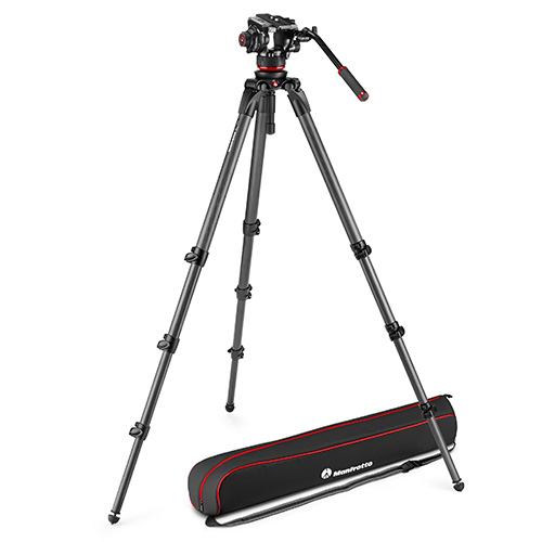 【MVK504XCTALL 会員特価品】 Manfrotto 504Xビデオ雲台+536カーボン三脚