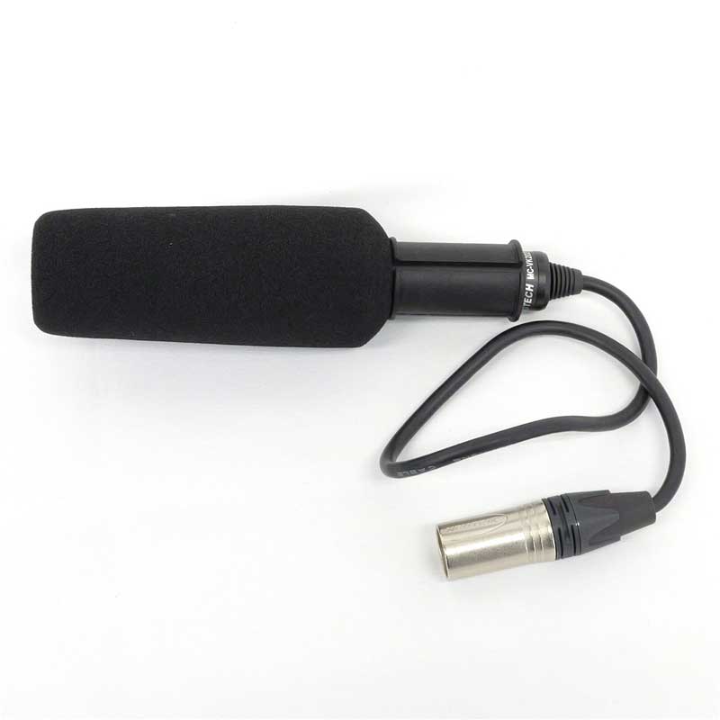 【MC-VK2021/1 上物 中古品】 PROTECH 48Vファントム電源専用 高性能モノラルガンマイク（標準XLR）