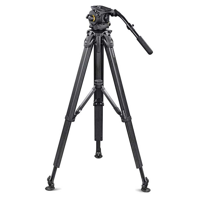 【システムVision 100 flowtech 100 MS（VB100-FTMS）】 Vinten カーボン3段三脚システム フローテック