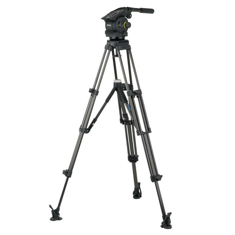 【システムVision 100 2-stage CF PL MS SC（VB100-CP2M）】 Vinten カーボン3段三脚システム