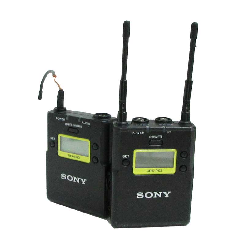 【UWP-D11 ジャンク品】 SONY 800MHz帯 B型 ワイヤレスマイクロホンパッケージ