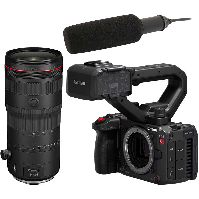 【EOS C50 + RF24-105mm F2.8 L IS USM Z】 Canon デジタルシネマカメラ（RFマウント）