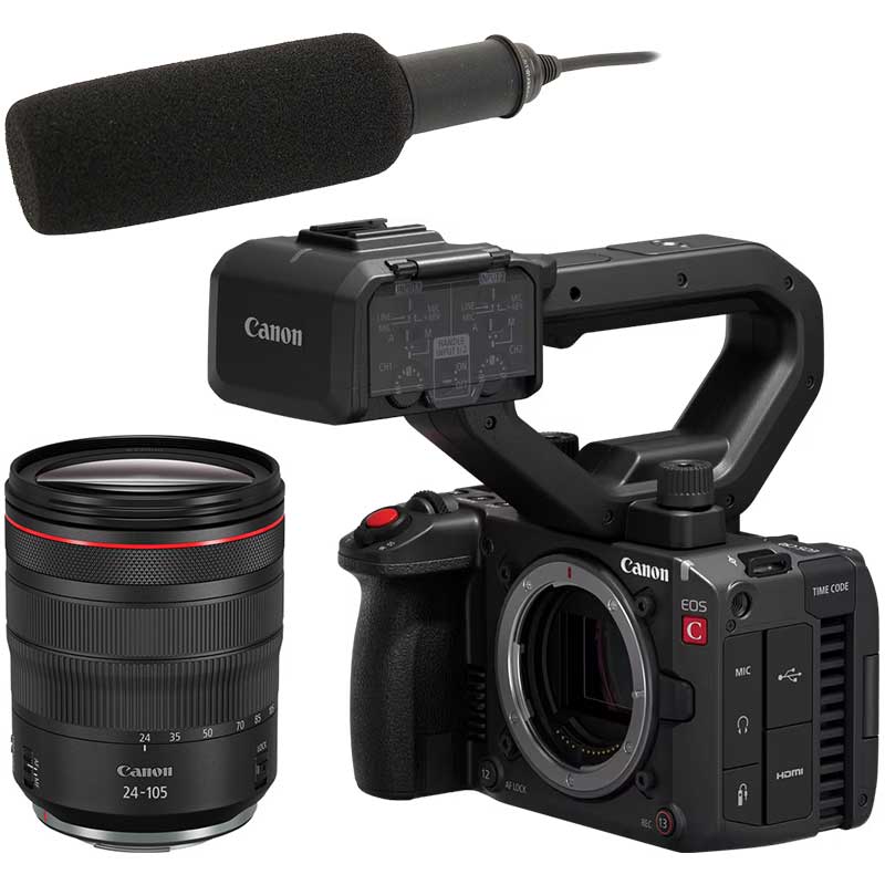 【EOS C50 + RF24-105mm F4 L IS USM】 Canon デジタルシネマカメラ（RFマウント）