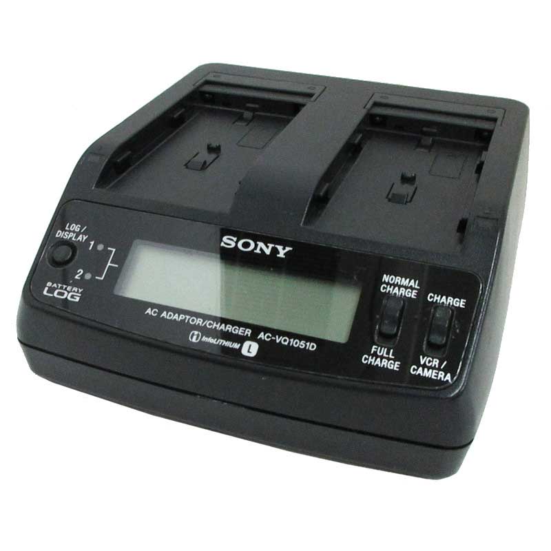 【AC-VQ1051D ジャンク品】 SONY 二連充電器（ACケーブル・DCケーブル欠品）