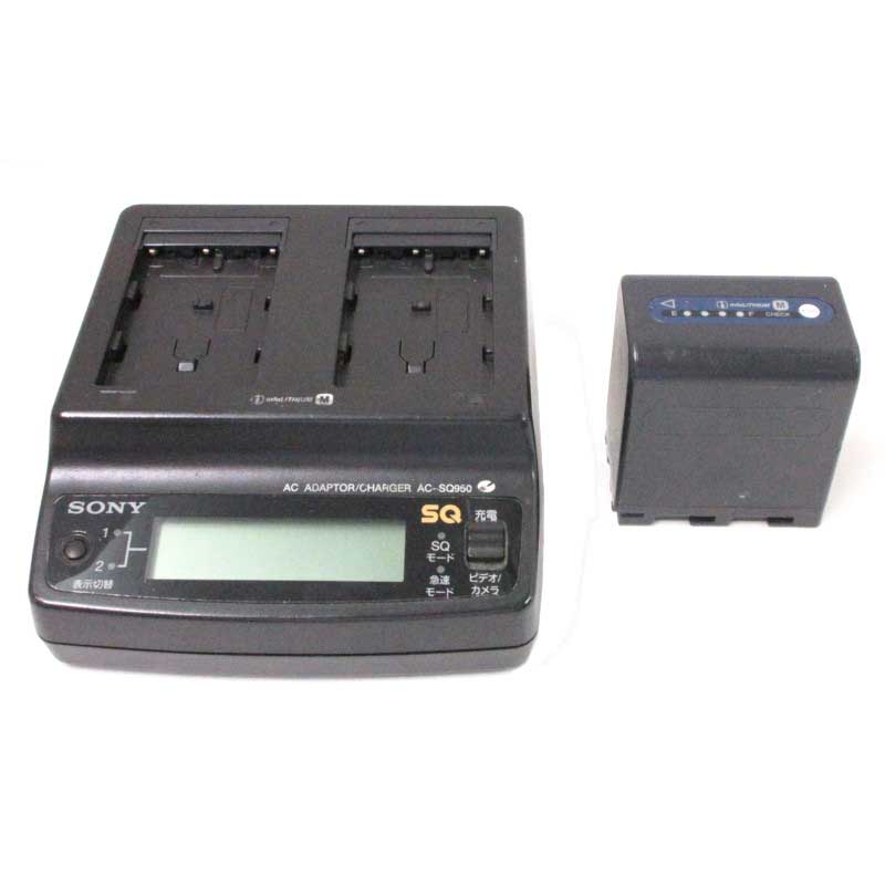 【AC-SQ950 現状渡し 中古品】 SONY ACアダプター/チャージャー（バッテリー付）
