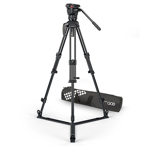 【システムAce XL CF GS Mk II（1019CM） 会員特価品】 Sachtler カーボン3段三脚システム