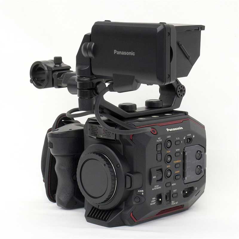 【AU-EVA1 中古品】 Panasonic 4Kメモリーカード・カメラレコーダー（レンズ別売、EFマウント）