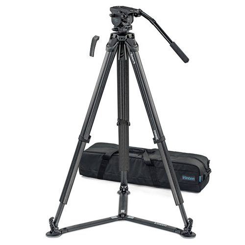 【システムVision blue flowtech75 GS（VB-FTGS） 会員特価品】 Vinten カーボン3段三脚システム フローテック