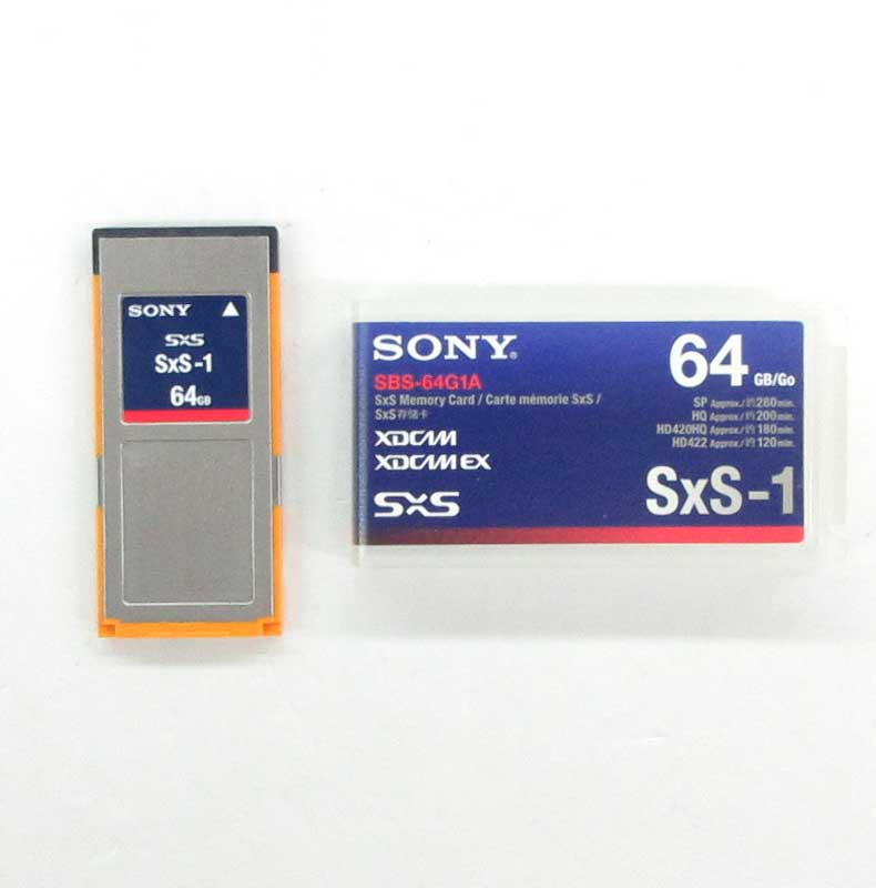 【SBS-64G1A 現状渡し 中古品】 SONY SxS-1カード 64GB