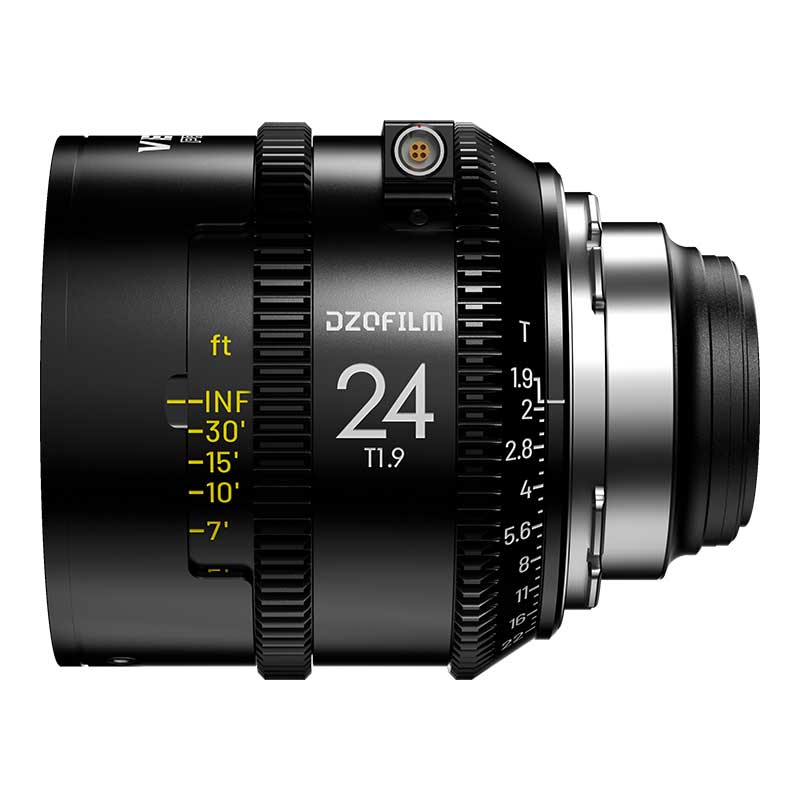 【Vespid Prime 2 24mm フィート表記（DZO-V224IH）】 DZOFILM PLマウント用 フルフレーム シネプライムレンズ