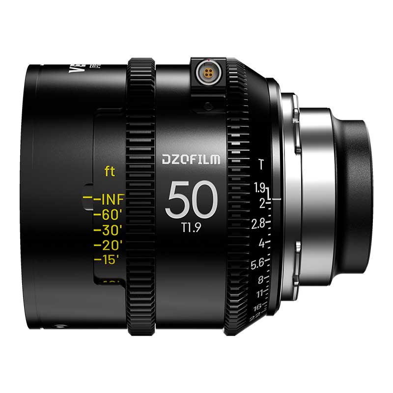 【Vespid Prime 2 50mm フィート表記（DZO-V250IH）】 DZOFILM PLマウント用 フルフレーム シネプライムレンズ