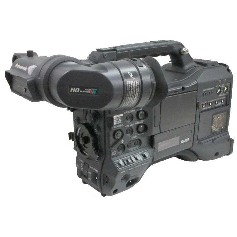 【AG-HPX375 ジャンク品】 Panasonic メモリーカード・カメラレコーダー “P2カム”（レンズ・アントンマウント欠品、Vマウント付）
