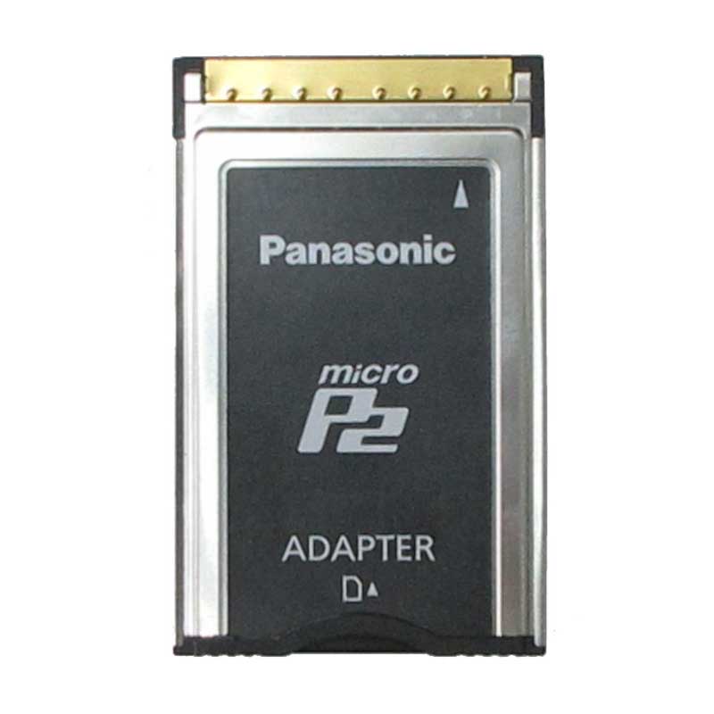 【AJ-P2AD1G 現状渡し 中古品】 Panasonic microP2カードアダプター