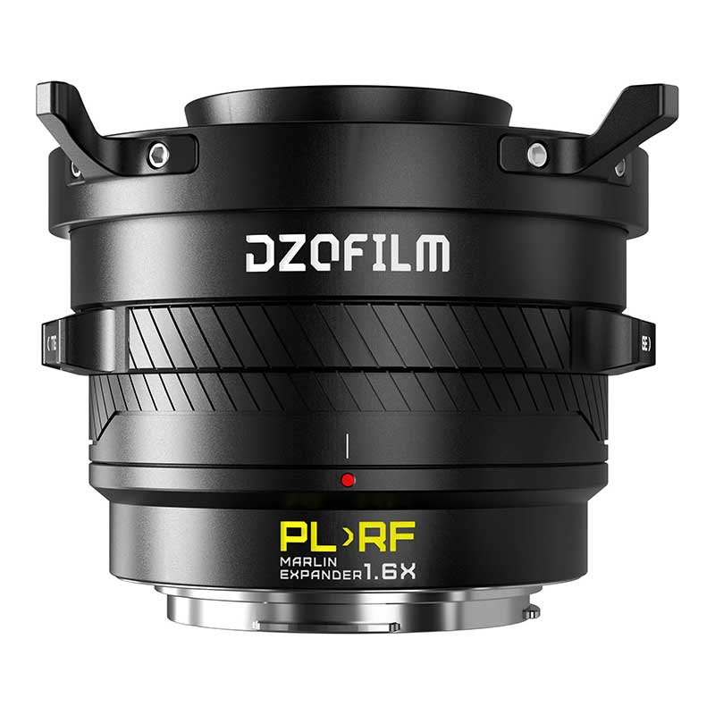 【Marlin 1.6x Expander PL-RF（DZO-EXPLRF-BLK）】 DZOFILM スーパー35 PLレンズアダプター to フルフレーム キヤノンRFカメラ