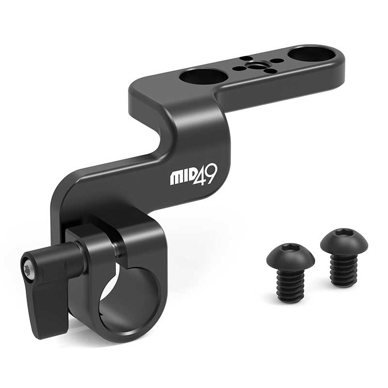 【Sony FX5 XLR-H2 15mm Rod Clamp（2026年9月以降発売予定）】 MID49 ソニー XLR-H2用 15mmロッドクランプ