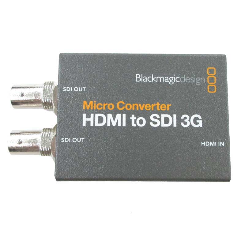 【Micro Converter HDMI to SDI 3G wPSU 現状渡し 中古品】 Blackmagic Design コンバーター