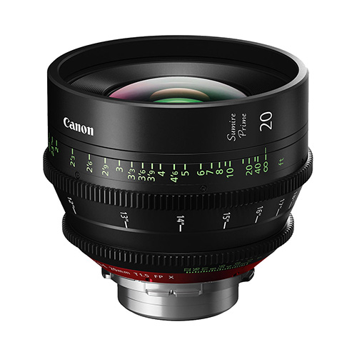 【CN-E20mm T1.5 FP X 会員特価品】 Canon PLマウント用 単焦点シネマレンズ〔Sumire Prime〕