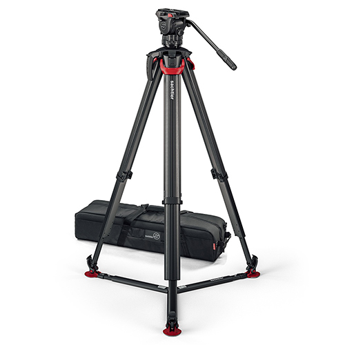 【システムAce XL flowtech75 GS Mk II（1016GS） 未使用新古品】 Sachtler カーボン3段三脚システム フローテック