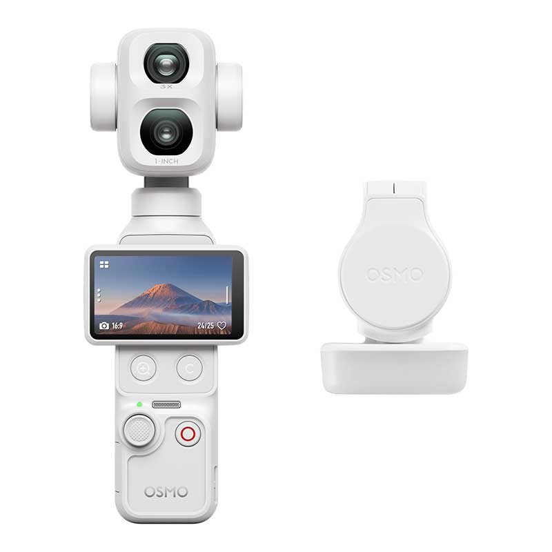 【Osmo Pocket 4P スタンダードコンボ パールホワイト】 DJI デュアルレンズ シネマティック ポケットジンバルカメラ