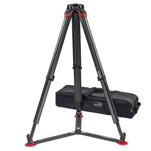 【Tripod flowtech 75 GS 未使用新古品】 Sachtler 75mm カーボン3段三脚