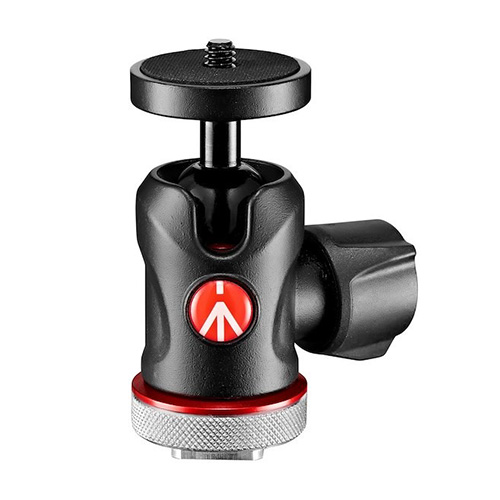 【MH492LCD-BH】 Manfrotto センターボール雲台 コールドシュー付き
