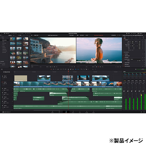 【DaVinci Resolve Studio 20 ライセンスキー版】 Blackmagic Design カラーコレクション・ソフトウェア