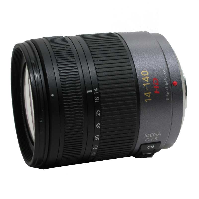 【LUMIX G VARIO HD 14-140mm/F4.0-5.8 ASPH./MEGA O.I.S. 中古品】 Panasonic マイクロフォーサーズマウント用 標準ズームレンズ