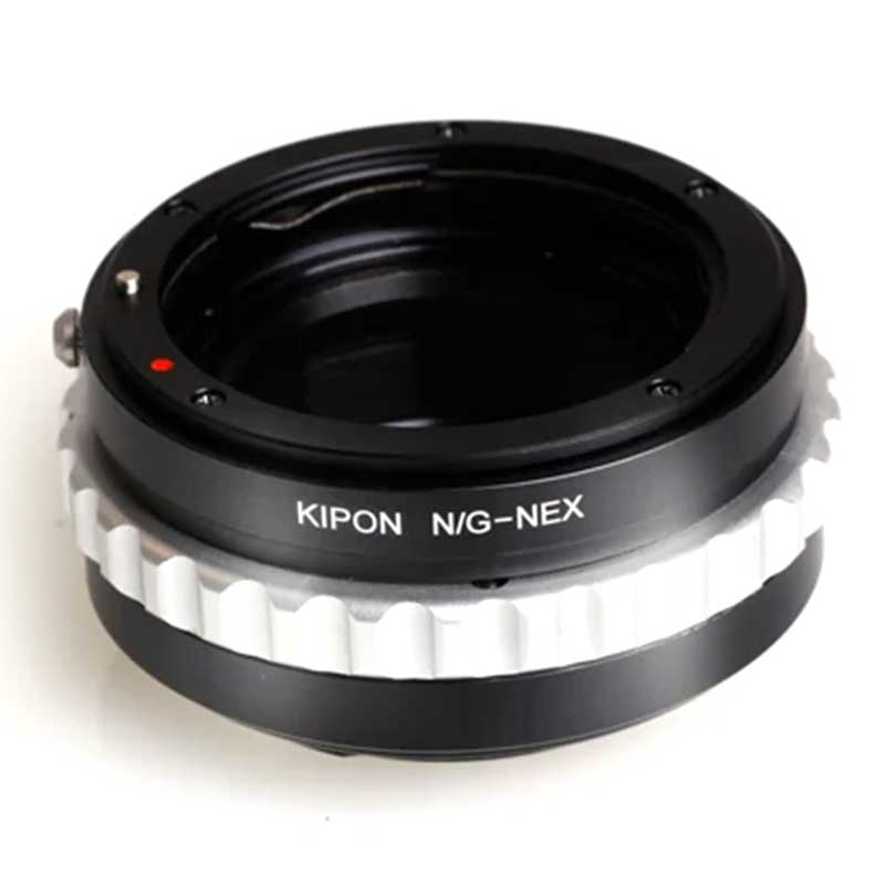 【Nikon G-Sony E】 KIPON ソニーE用 ニコンF（Gタイプ）レンズ マウントアダプター