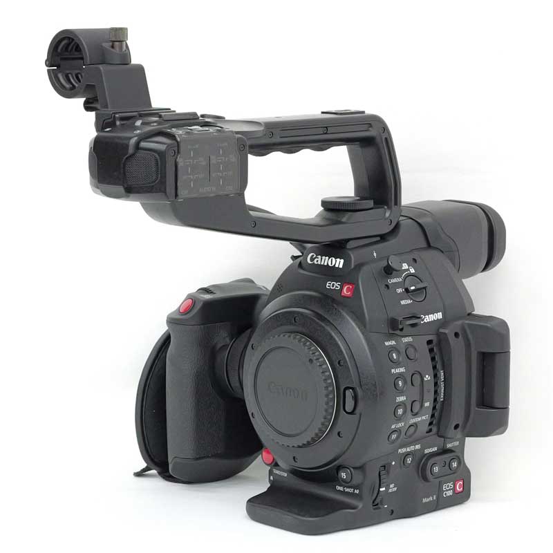 【EOS C100 Mark II ボディー 現状渡し 中古品】 Canon デジタルシネマカメラ（レンズ別売、EFマウント）