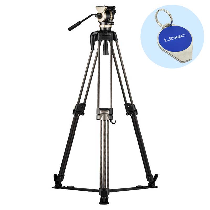 【NX-200QC】 Libec カーボン3段三脚システム クイックロック