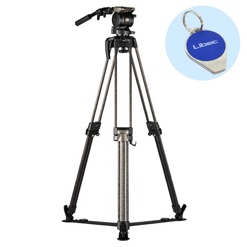 【HS-150QC】 Libec カーボン3段三脚システム クイックロック
